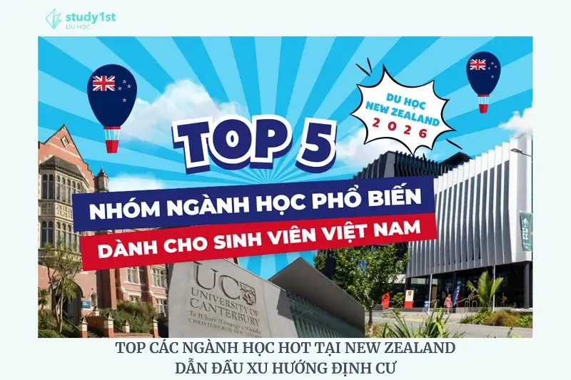 Các ngành học hot tại New Zealand