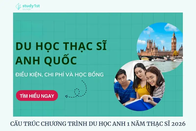 Du học Anh 1 năm thạc sĩ